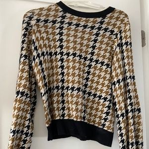 Houndstooth sweater